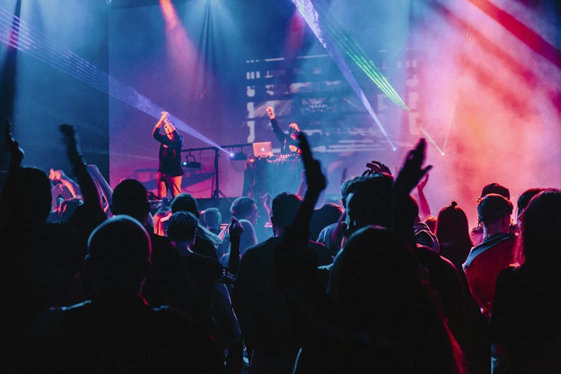 DJ performing live
